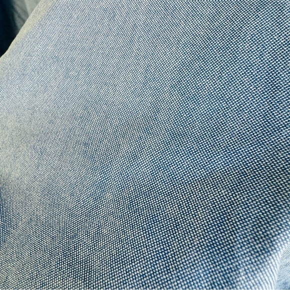 POLI RALPH LAUREN JEANS BLUE SHIRT OXFORDS BUTTON DOWN VINTAGE 90s  COTTON SHIRT - Picture 9 of 14